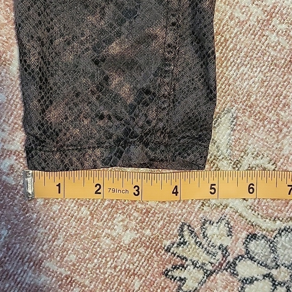 Level 99 Janice Ultra Skinny Stretchy Snakeskin Pants Size 26 - Picture 13 of 14